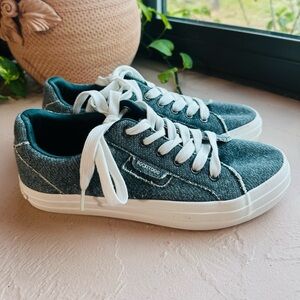 Rocket Dog Womens Forest Cecila Skirball Sneakers Lace Up Denim Size 8.5
